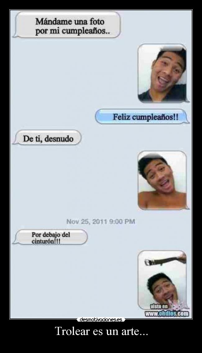 Trolear es un arte... -