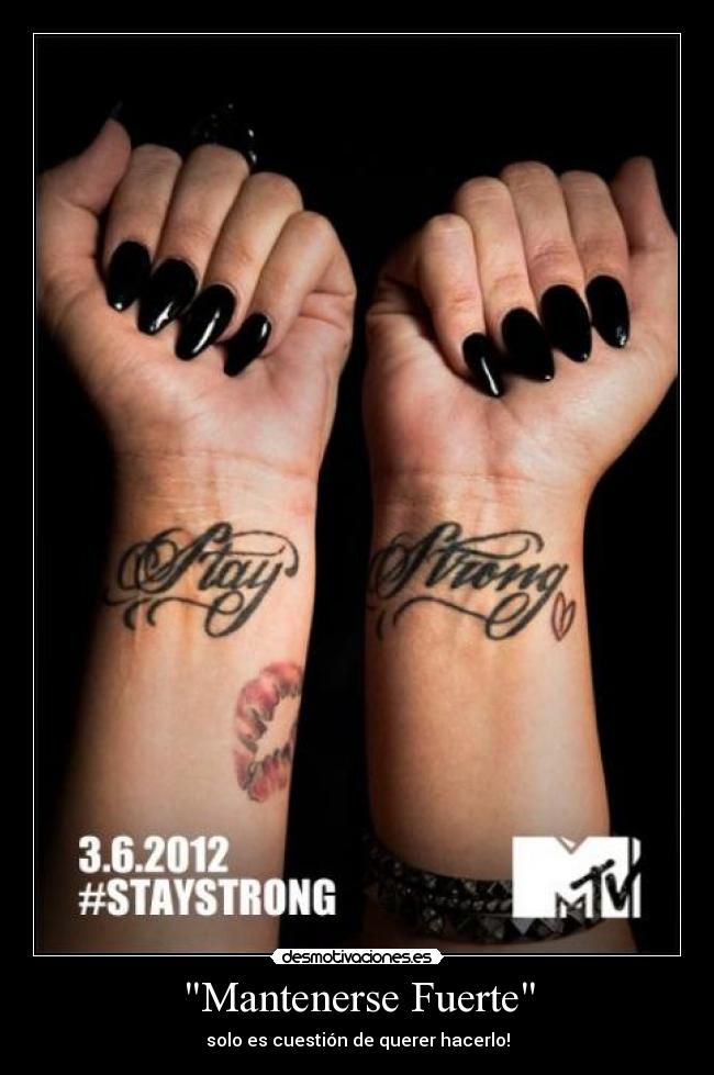 Mantenerse Fuerte - 