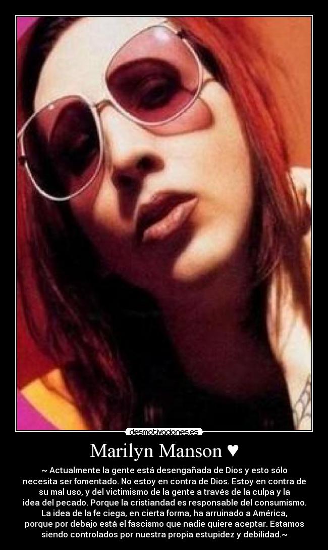 Marilyn Manson ♥ -