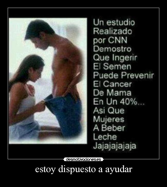 estoy dispuesto a ayudar -