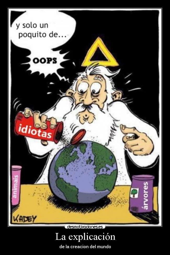 La explicación - de la creacion del mundo