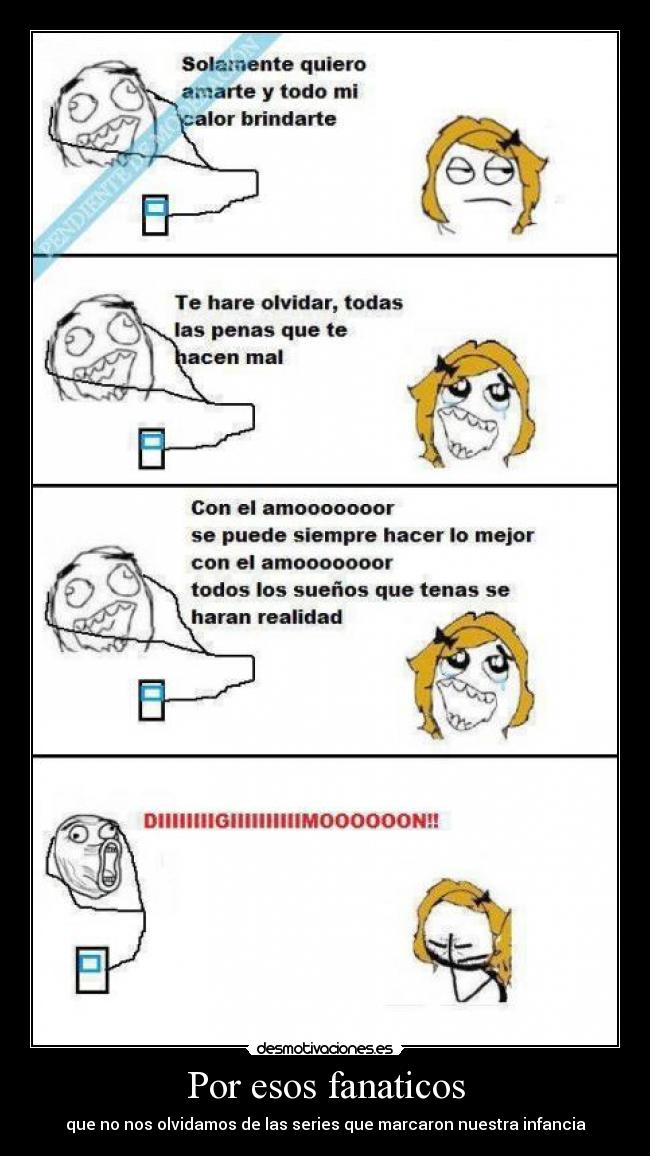 Por esos fanaticos - que no nos olvidamos de las series que marcaron nuestra infancia