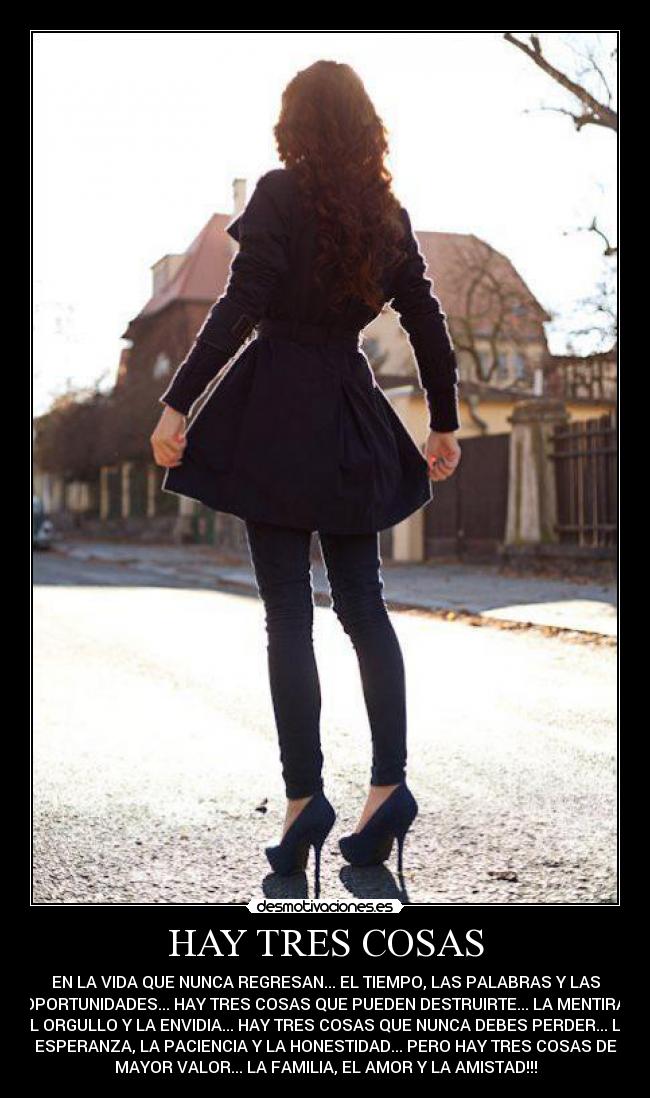 HAY TRES COSAS -