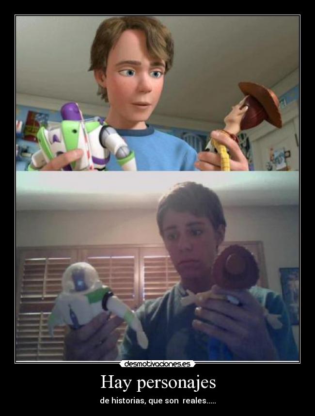 Hay personajes - de historias, que son reales.....