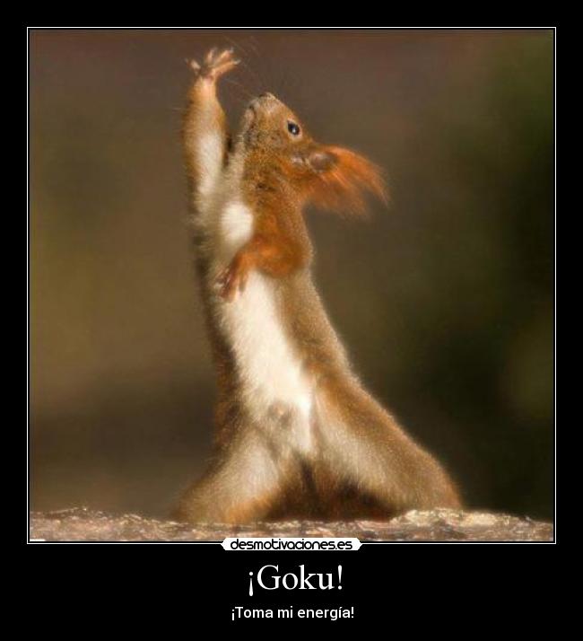 ¡Goku! - ¡Toma mi energía!