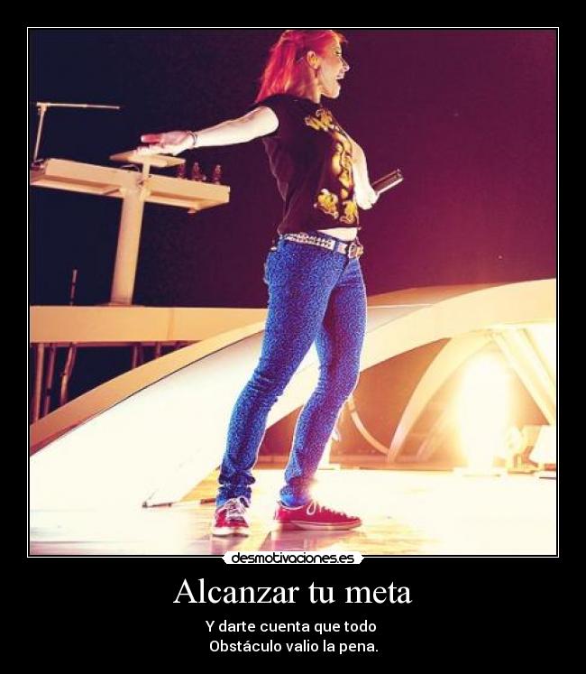 Alcanzar tu meta -