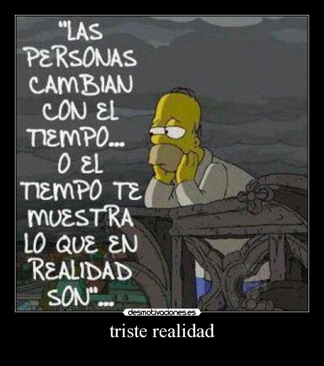 triste realidad -