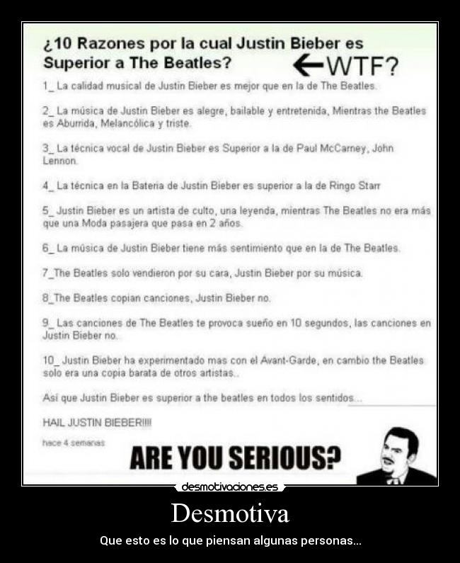 carteles the beatles desmotivaciones