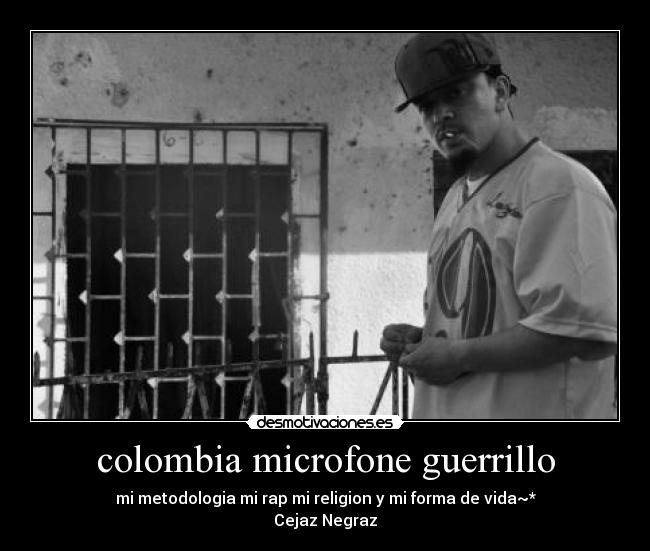 colombia microfone guerrillo -