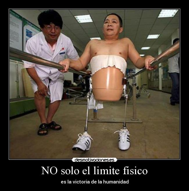 NO solo el limite fisico - es la victoria de la humanidad