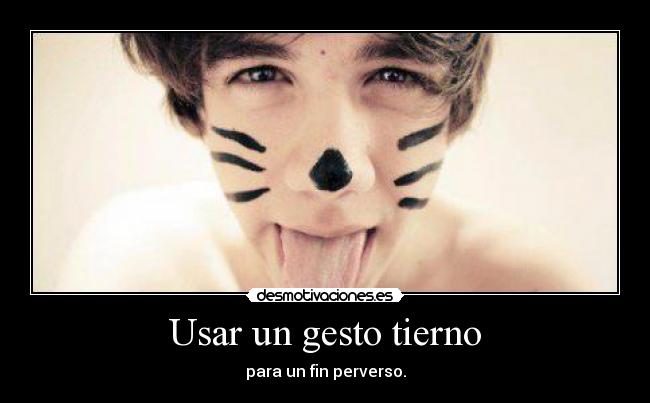 Usar un gesto tierno - 