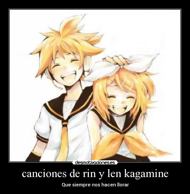 canciones de rin y len kagamine -
