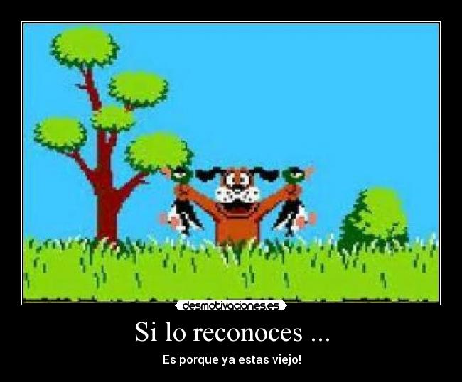 Si lo reconoces ... - Es porque ya estas viejo!
