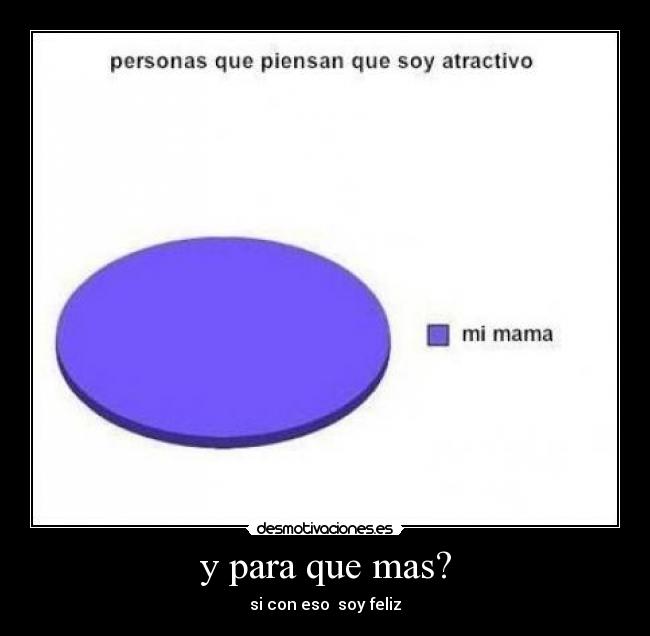 y para que mas? - si con eso soy feliz