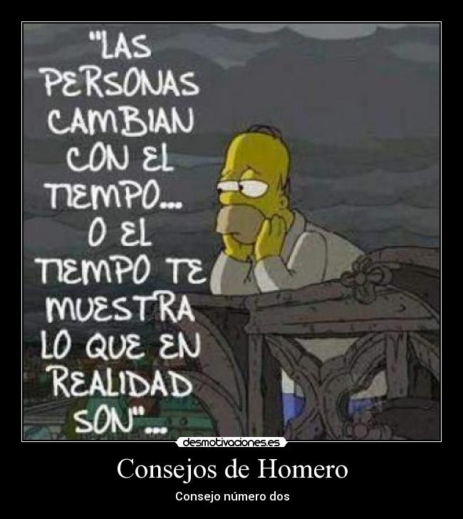 Consejos de Homero - 