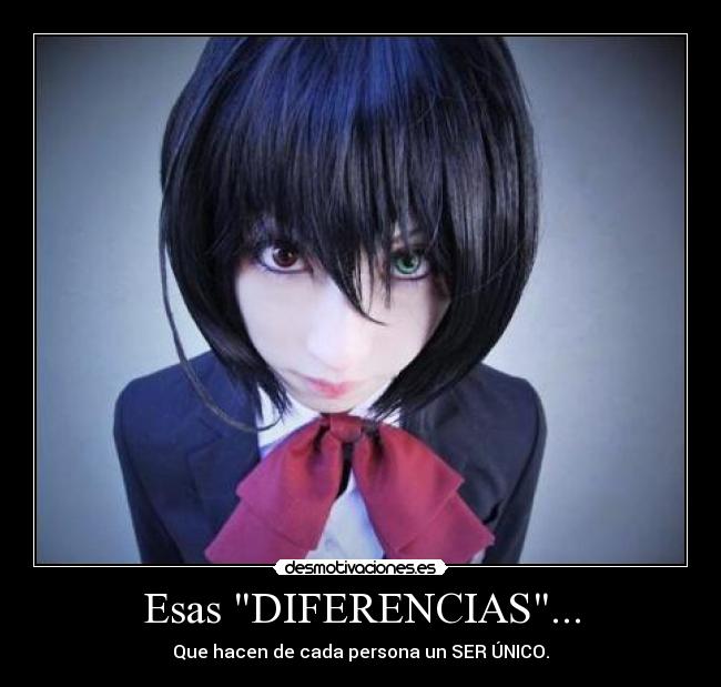 Esas DIFERENCIAS... -