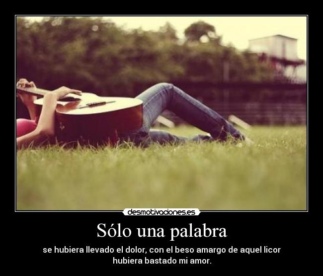 Sólo una palabra - 