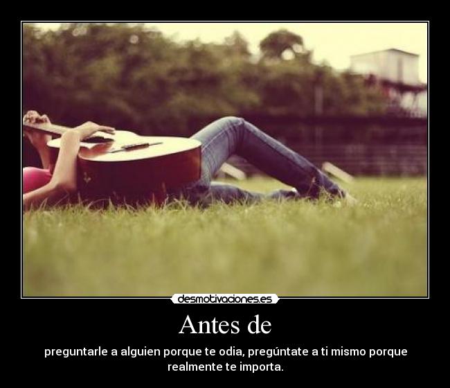 Antes de -