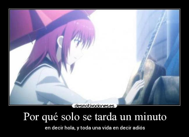 Por qué solo se tarda un minuto -