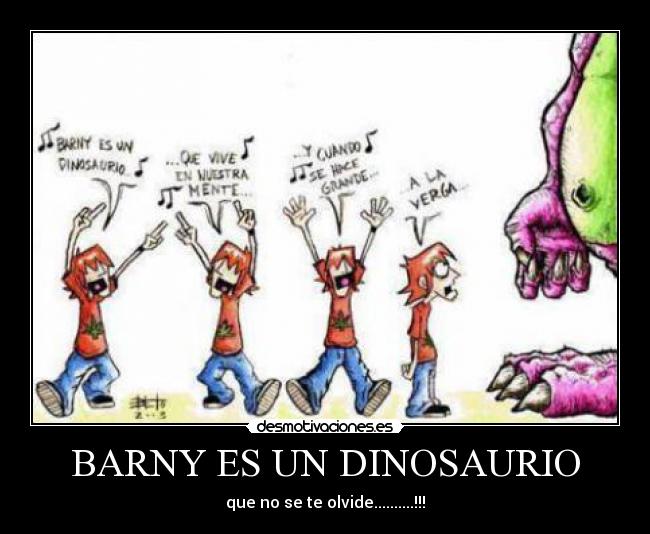 BARNY ES UN DINOSAURIO - 