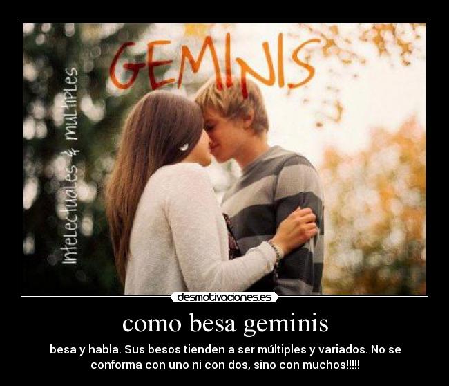 como besa geminis - 