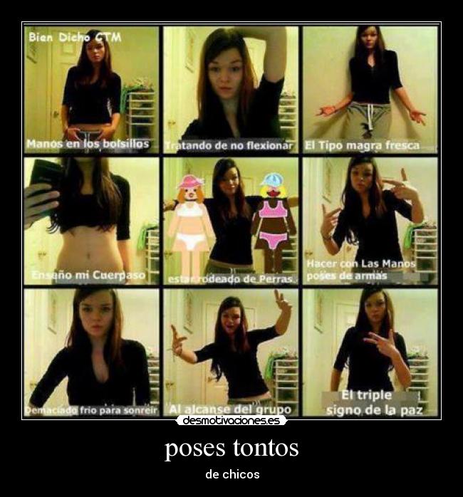 poses tontos - 