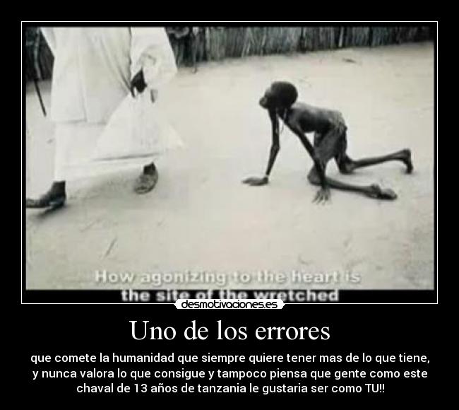 Uno de los errores - 