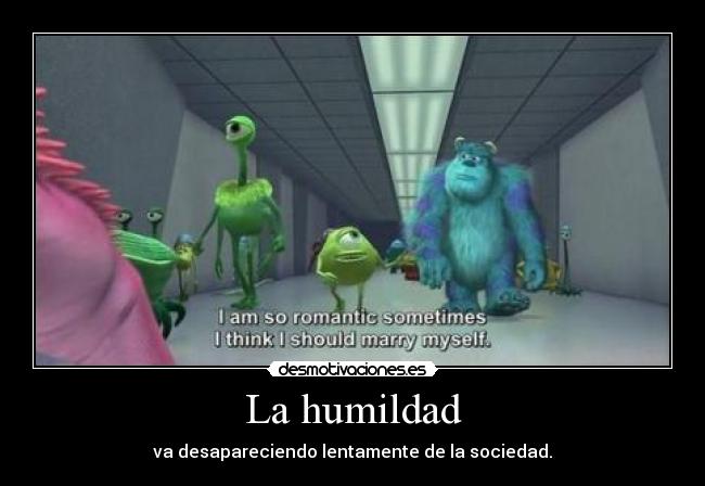 La humildad -
