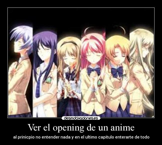 Ver el opening de un anime -