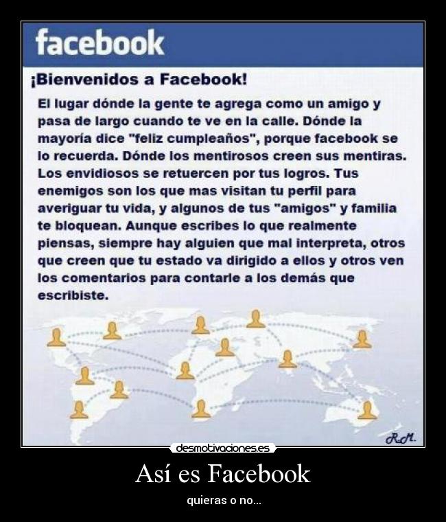 carteles facebook facebook desmotivaciones