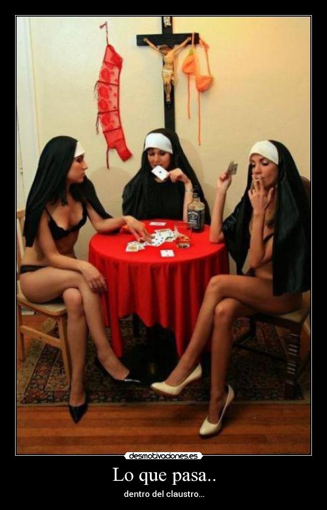 carteles monjas clanvirus desmotivaciones