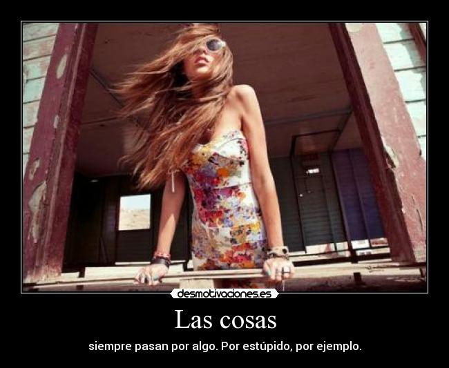 Las cosas -