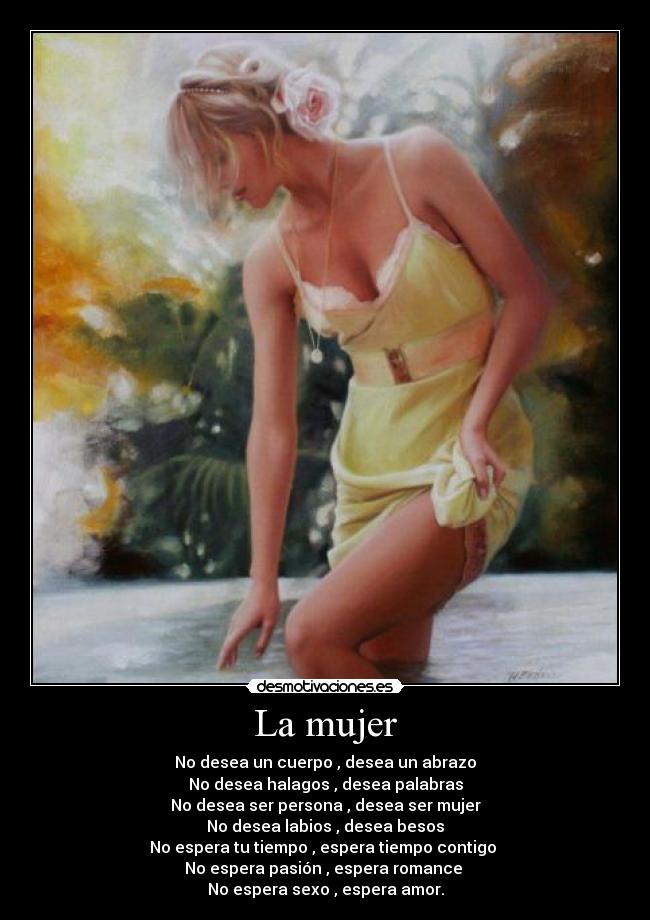 La mujer -
