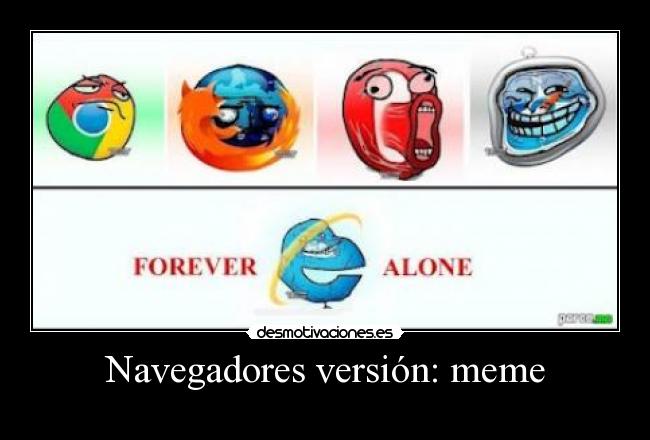 Navegadores versión: meme - 