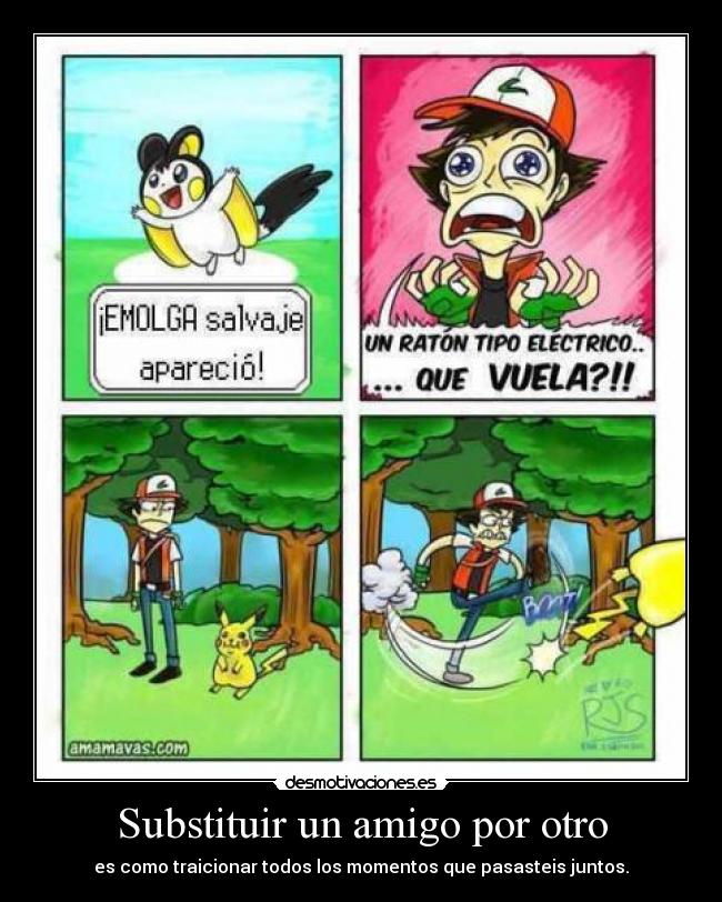 Substituir un amigo por otro - 