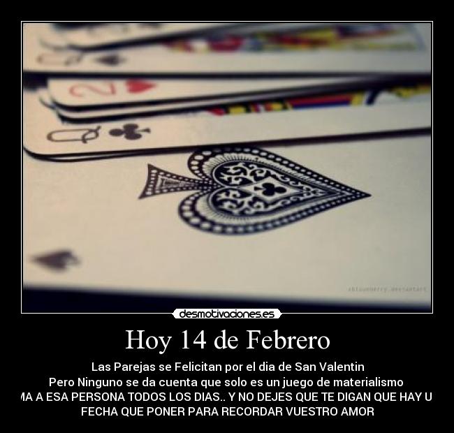 Hoy 14 de Febrero -