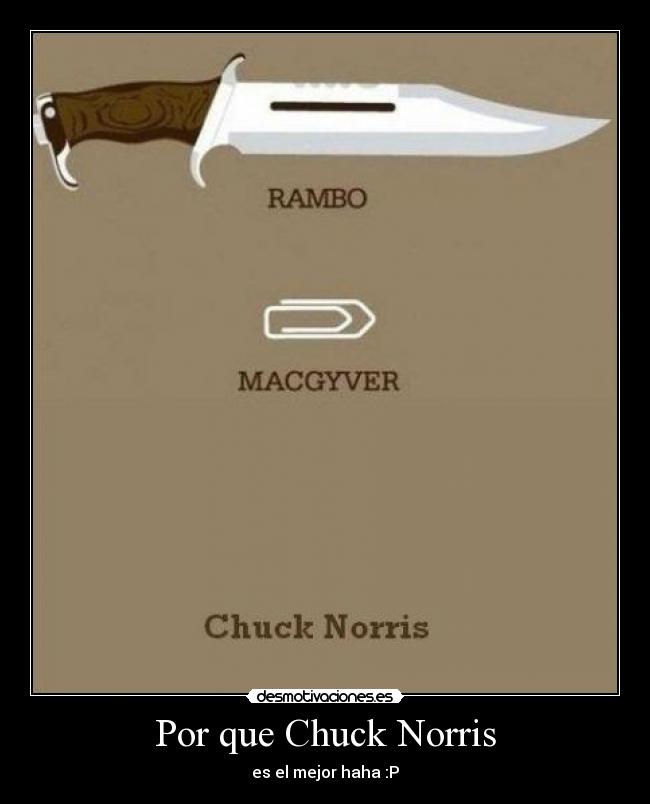 Por que Chuck Norris - 