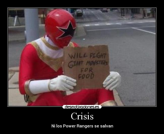 Crisis - Ni los Power Rangers se salvan