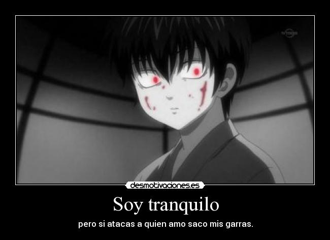carteles hijikata gintama tranquilo desmotivaciones