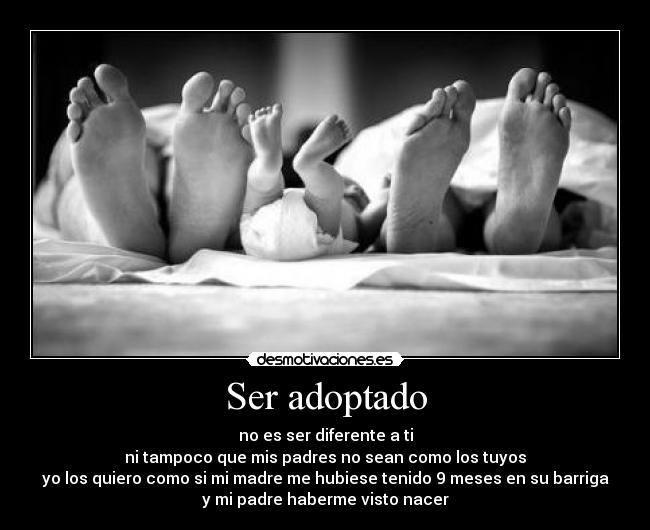 carteles ser adoptado ser diferente desmotivaciones