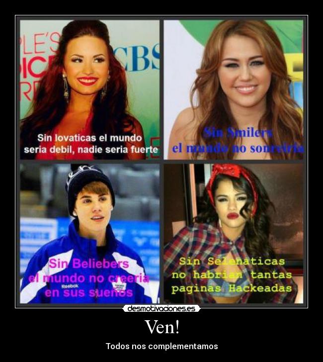 Ven! - Todos nos complementamos