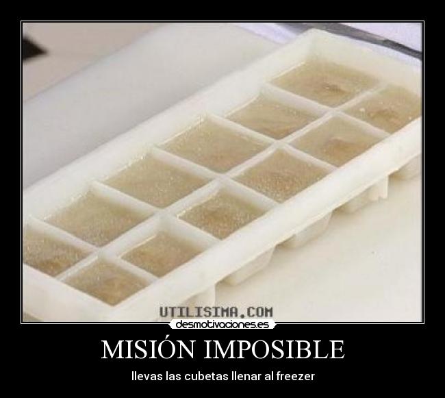 carteles imposible mision imposible desmotivaciones