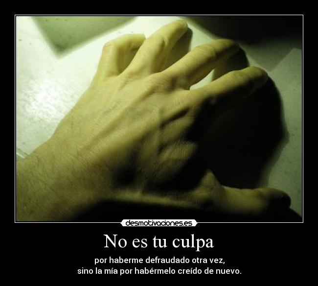 No es tu culpa - 