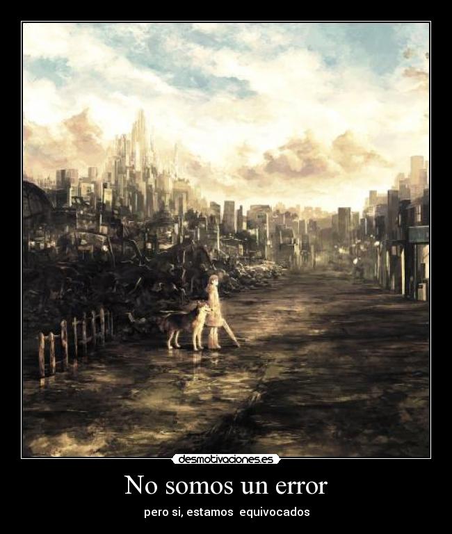 No somos un error - 