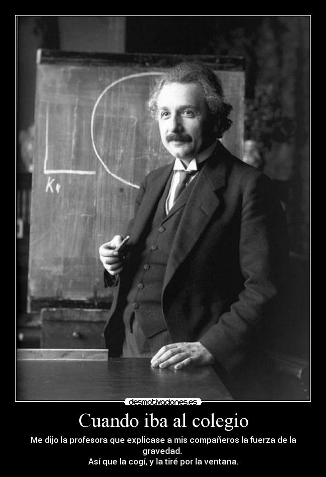 Cuando iba al colegio -