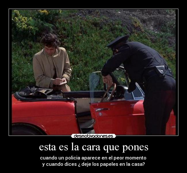 esta es la cara que pones - 