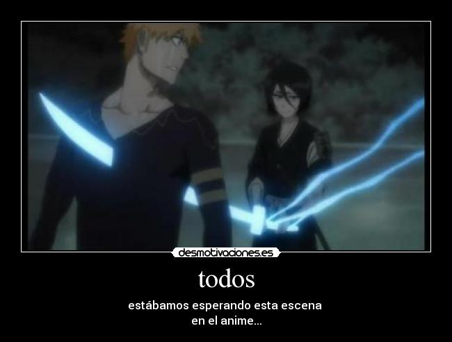 carteles bleach anime ichigo rukia desmotivaciones