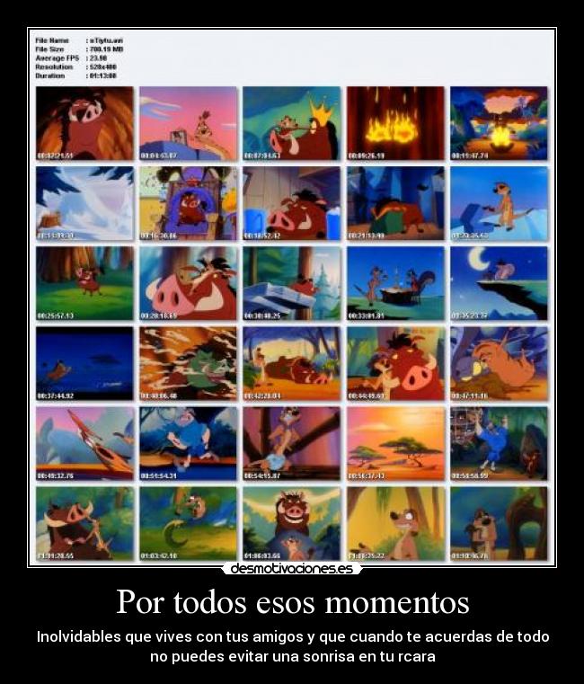 Por todos esos momentos -