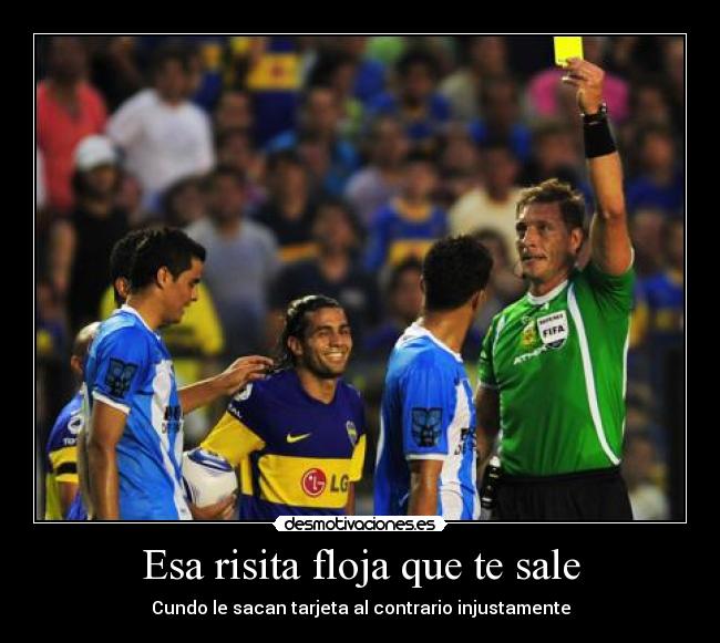 Esa risita floja que te sale -