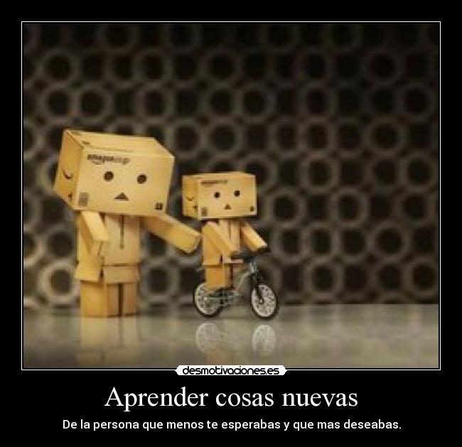 Aprender cosas nuevas -